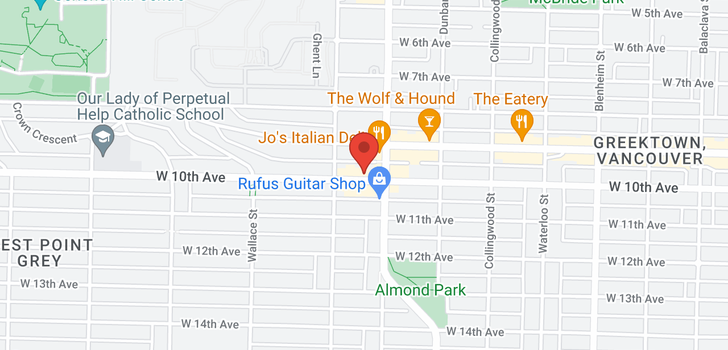 map of 3735 W 10TH AVENUE